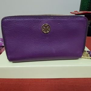 Tory Burch Double Zip Continental Wallet
